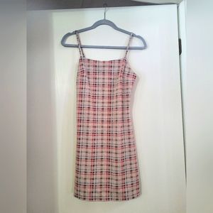 Plaid Mini Dress